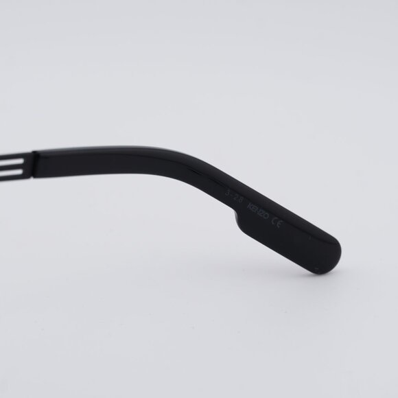 Kenzo KZ50015U 001 Eyeglasses Shiny Black 51mm Round Frame - Picture 10 of 10